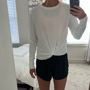 Athleta | Long Sleeve, Front Knot Top